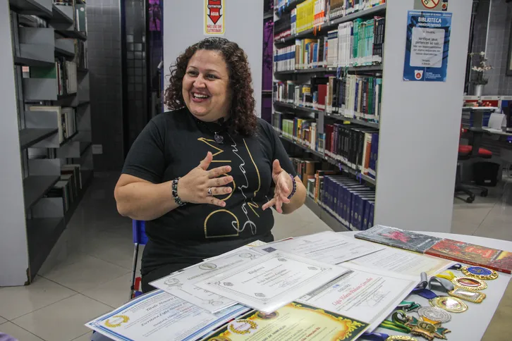 Lígia vive pela cultura de forma permanente