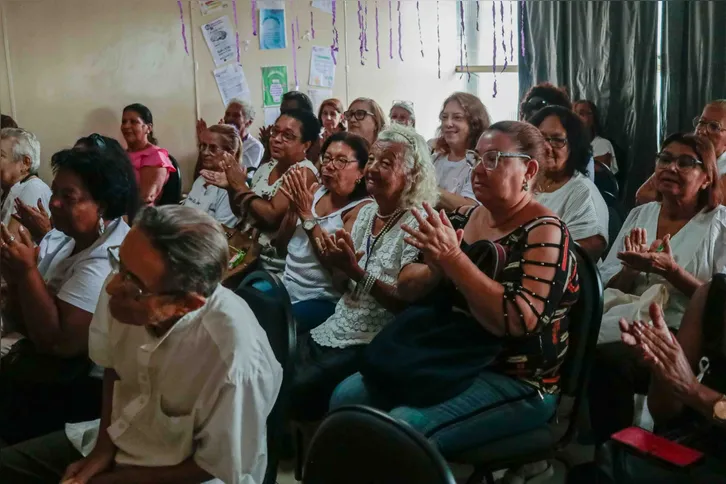 A palestra contou com a presença de aproximadamente 50 pessoas, entre associadas do MMSG, visitantes e funcionários da instituição