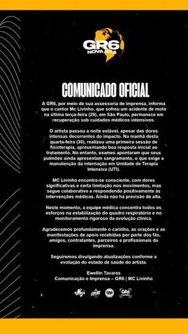 Veja o comunicado!