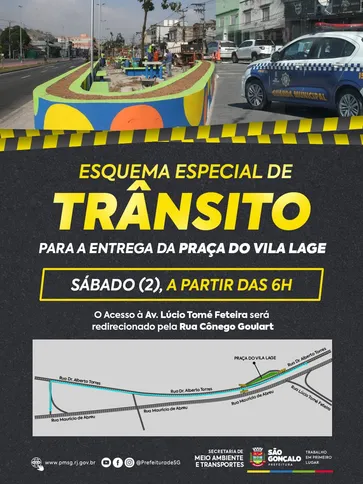 Confira a alteração no trânsito