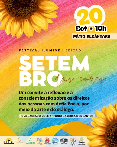 Imagem ilustrativa da imagem Pátio Alcântara recebe 'Festival ilumine' em celebração ao Dia Nacional da Luta da Pessoa com Deficiência