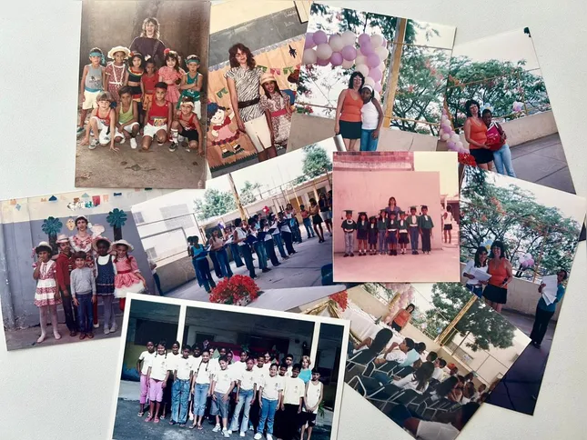 Recordações dos 41 anos da carreira da professora