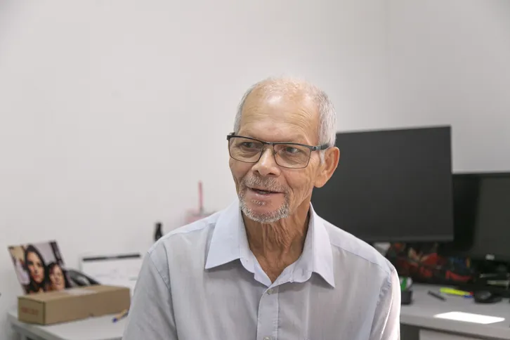 O morador Carlos Eduardo conta que o Rio Sapê foi fundamental para a sobrevivência da comunidade no passado