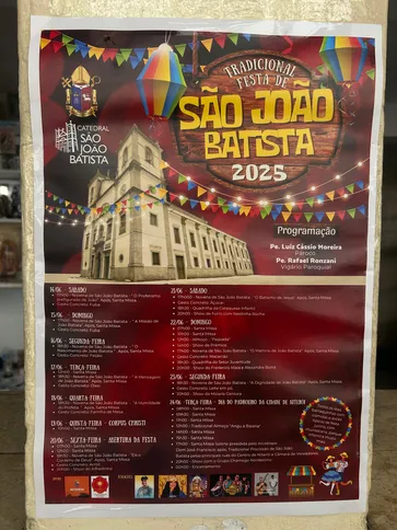 Confira a programação