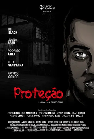 Poster do filme "Proteção", dirigido por Alberto Sena.