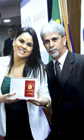 Shayna Mourão e Paulo César dividem a mesma paixão pelo Direito há quase duas décadas