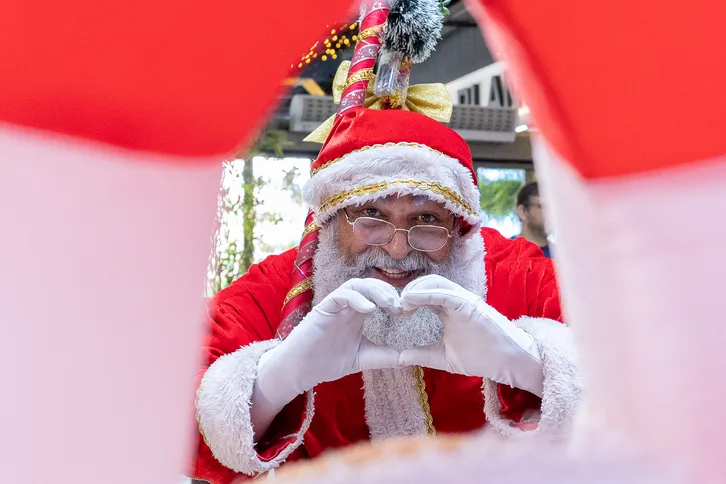 Papai Noel ficará no Mercado até o Natal