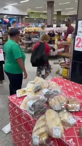 As pessoas ficaram assustadas com a atitude do menor