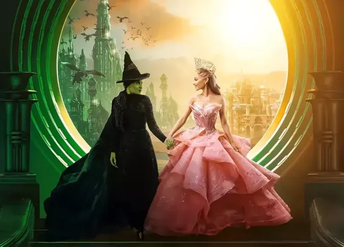 Adaptação de um musical e faz parte do universo mágico de Oz.