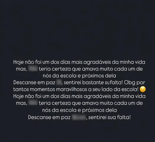 Imagem ilustrativa da imagem Adolescente de 14 anos que passou mal em escola de Niterói tem morte cercada de comoção