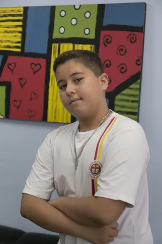 Davi Scarpa Barbosa, de 12 anos, foi o terceiro colocado no concurso
