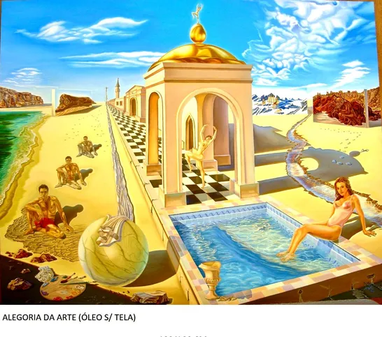 Imagem ilustrativa da imagem Artista de Macaé conquista prata em salão nacional e ganha destaque no Rio