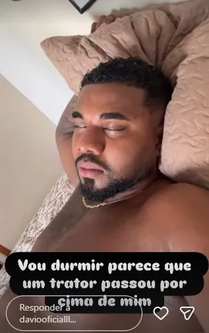 Davi Brito não responde as provocações de Bambam