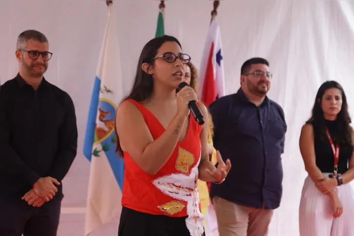 A presidente do Banco Mumbuca, Manoela Melo