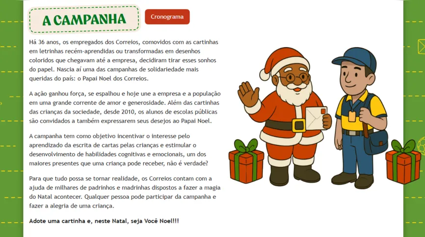 Blog do Papai Noel dos Correios