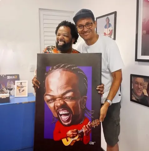 Xande de Pilares também foi homenageado por Dan