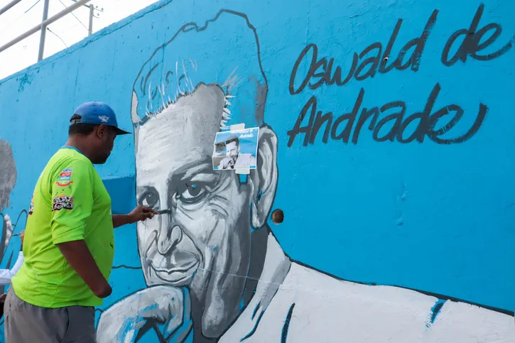 O painel vai homenagear personalidades que fizeram parte da história do casarão