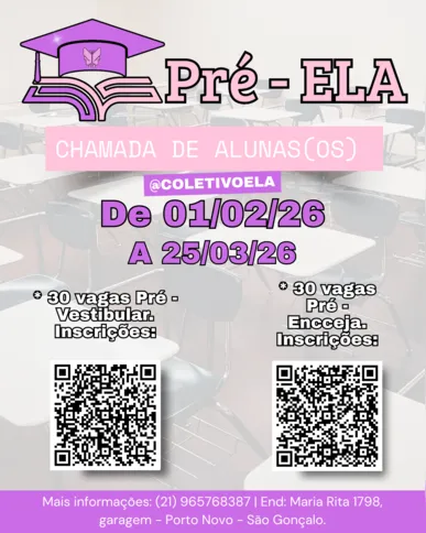 Imagem ilustrativa da imagem Coletivo em SG abre 60 vagas para pré-vestibular social e pré-Encceja