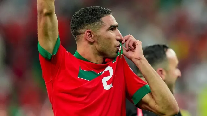 O lateral Hakimi é um dos grandes destaques do Marrocos nesta Copa