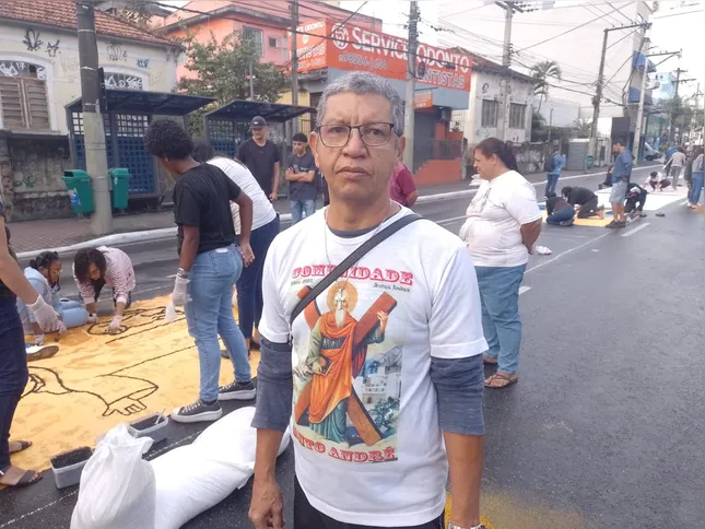 O administrador Celso de Oliveira, membro da paróquia de Santana em Itaúna