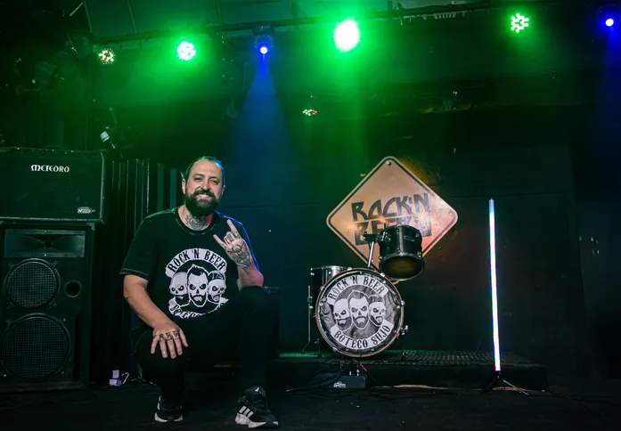 Para Eduardo Cabral, trabalhar com o rock é um ato de resistência