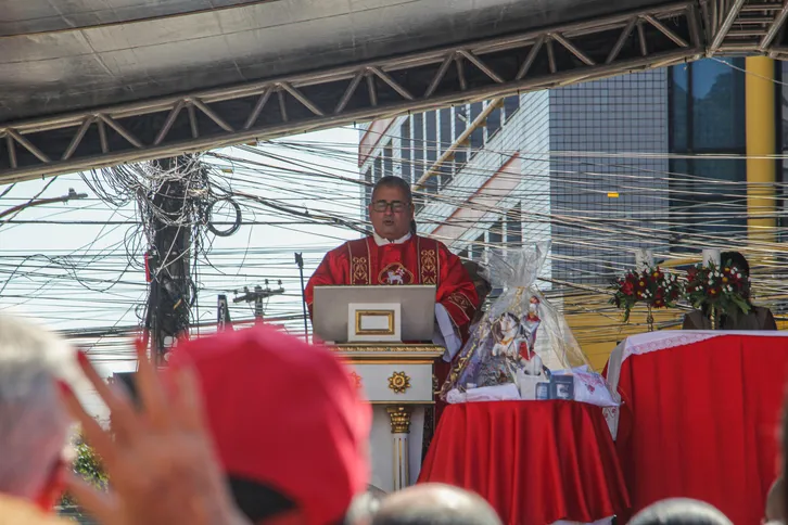 A celebração mobilizou devotos de diferentes regiões
