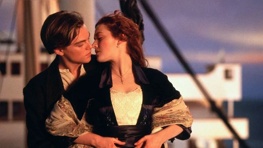 O beijo de Jack Dawson e Rose DeWitt Bukater em Titanic