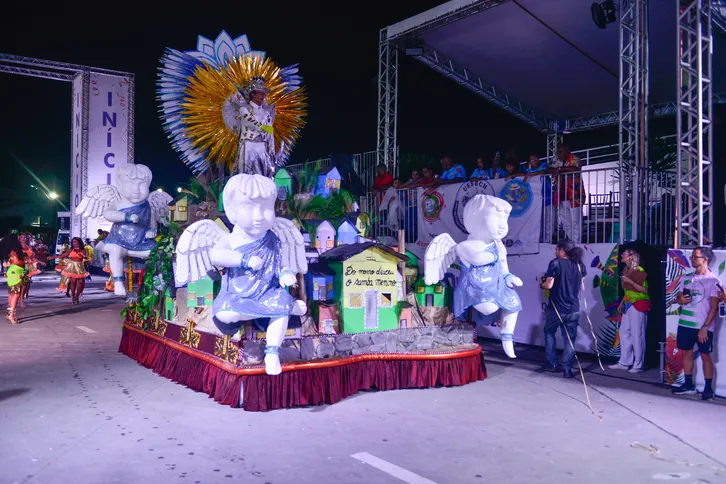 A Experimenta teve um problema na última alegoria que comprometeu o desfile