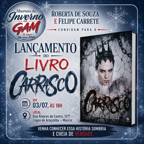 Imagem ilustrativa da imagem Escritora e jornalista premiada lança livro no GAM, em Maricá