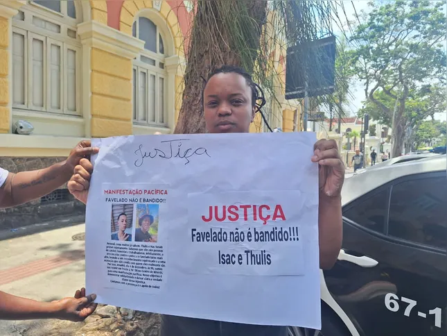 Cassiane Pinho é parente de um dos jovens presos