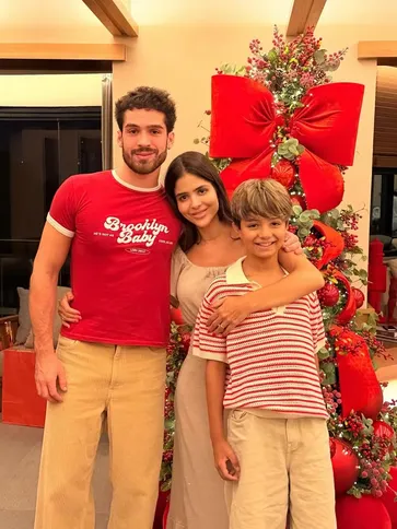 João Guilherme comemorou o Natal do lado da família