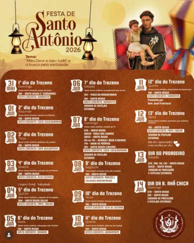 Padroeiro do bairro da Covanca, em São Gonçalo, Santo Antônio é homenageado com uma grande festa