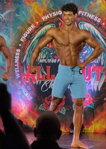 Victor Alexandre, que diz não usar anabolizantes