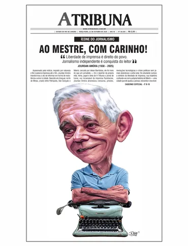 Jourdan Amora foi incluído entre os homanageados em função do grande serviço realizado ao jornalismo e a população de Niterói