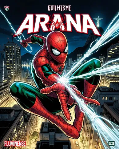 Clube usou criatividade para relacionar o reforço com o personagem Homem-Aranha