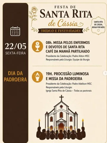 A Igreja Santa Rita de Cassia em Raul Veiga