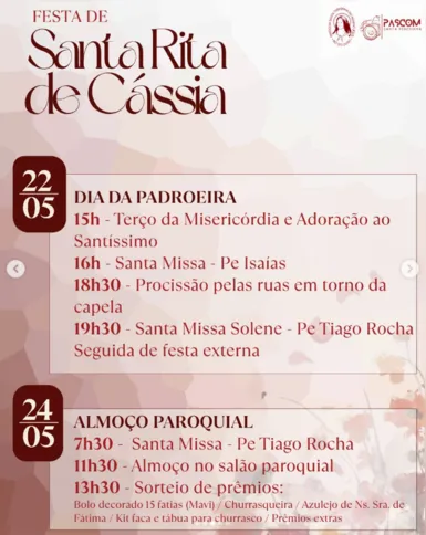 A Paróquia Santa Teresinha do Menino Jesus no Rio do Ouro