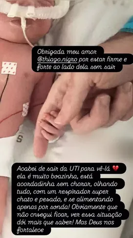 Postagem feita por Maíra Cardi