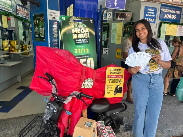 Viviane Frederico, gerente da lotérica, afirma que o número de apostas pode aumentar ainda mais nos próximos dias, impulsionado pelo prêmio histórico de R$ 1 bilhão