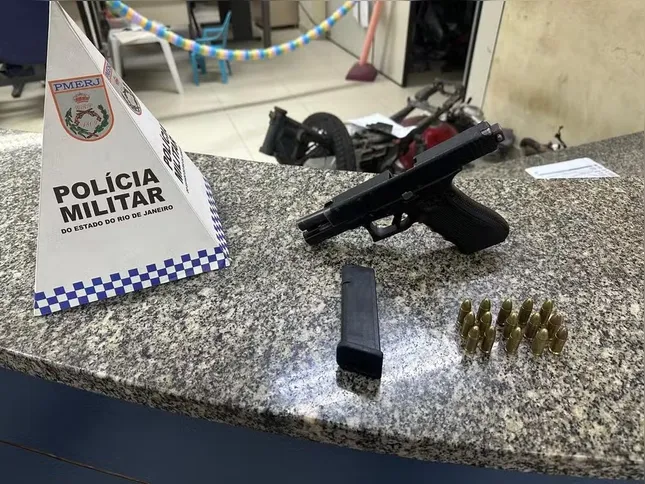 Arma usada no crime foi apreendida