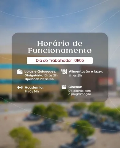 Confira o horário de funcionamento do São Gonçalo Shopping durante o feriado