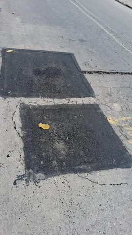 A valeta que liga o segundo buraco à uma das residências não foi fechada