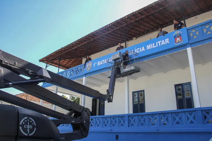 Imagem ilustrativa da imagem Obras do 1º Batalhão de São Gonçalo entram na fase final com entrega prevista para 5 de dezembro