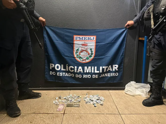 Material apreendido em Serra Grande