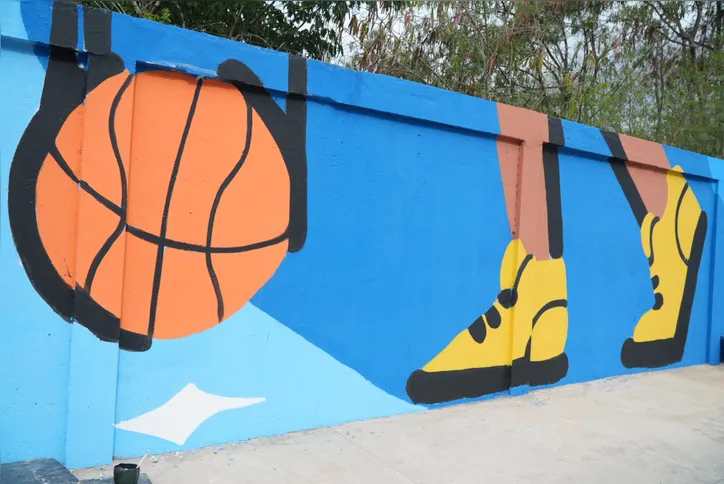 O  local, onde antes funcionava o antigo Piscinão, está se transformando em uma ampla área de lazer, com opções para todas as idades.