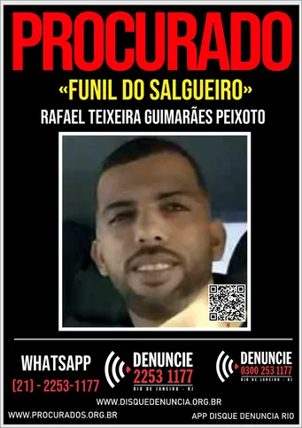 'Funil' seria também, um dos mais próximos de 'Rabicó', segundo informações da polícia
