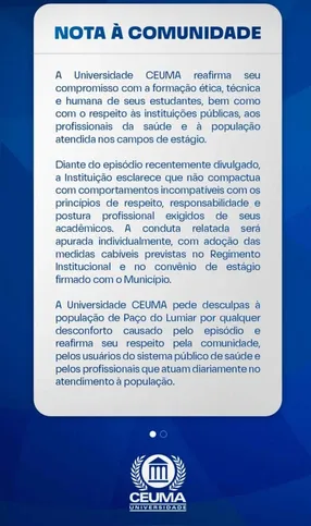 Universidade Ceuma, na cidade de Paço do Lumiar