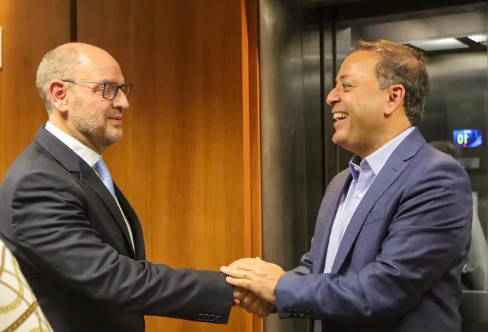 Prefeito de Niterói, Rodrigo Neves, se reuniu com o governador em exercício do Estado do Rio, o desembargador Ricardo Couto de Castro