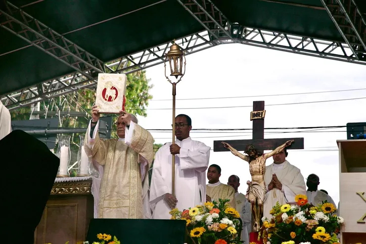 A celebração de missa foi u, dos momentos mais emocionantes da festa
