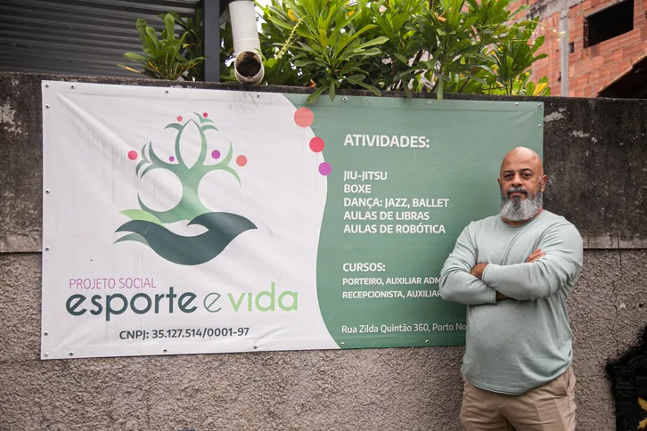 Roberto Gomes, 54 anos, presidente do Projeto Social Esporte & Vida